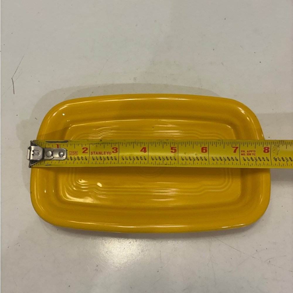 Fiesta ware Butter Dish XL in Sunflower - Picture 6 of 11